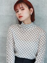 ルー ハナレ(Luu HANARE)&nbsp;ぱつっとボブ/透明感カラー/暖色カラー/髪質改善/神戸/岡本