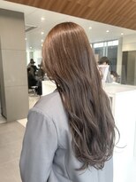 ローレンアオ(LOREN AO)&nbsp;【LOREN AO】ブリーチなしダブルカラー/くすみベージュ
