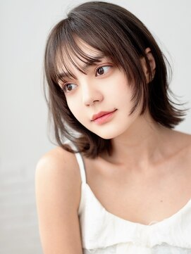 クオリス 上福岡店(QUALIS) 小顔見せ顔周りレイヤー×グレージュ☆外ハネくびれミディアム