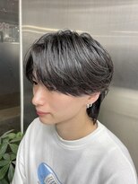 アクション セカンド 心斎橋(ACTION second)&nbsp;センターパートウルフ　ニュアンスパーマ