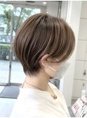 横浜ハンサムショート大人ショート40代50代60代ヘア