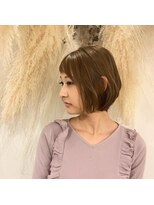 ジジ ヘアワークス(gigi hair works)&nbsp;レザーで切る☆大人ボブ