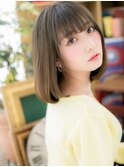 ■ツヤ感キラリ小顔ワンカールセミディ103-3★上尾20代30代40代