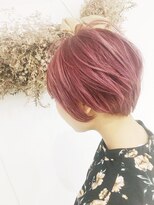 S4ヘアープロデュース(S4 hair produce) 【 S4】Baby pink×short bob