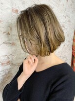 ルーファス 恵比寿 渋谷(Ruufus)&nbsp;大人のバレイヤージュ前下がりボブ【Ruufus】31513