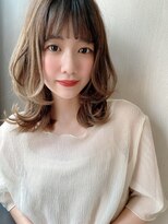 セミディカール/ひし形シルエット/愛されセミディ/くすみカラー
