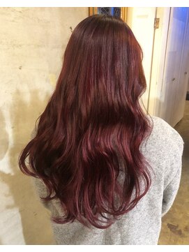 アティック ヘアーデザインアンドリラクゼーション(attic hair design&relaxation) チェリーレッドカラー