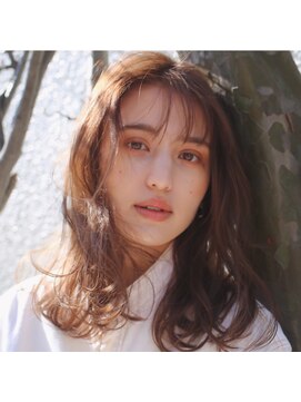 ヘア ヴィルゴ 吉祥寺(hair Virgo) 【Virgo 吉祥寺】透け感ベージュ×ニュアンスミディアム