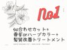 【人気No1】似合わせカット+香草orハーブカラー+質感UPトリートメント¥10,050