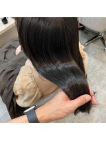 ジーナ 銀座(Zina)&nbsp;髪質改善＊天使のストレート＊ブルーブラック【Zina銀座】