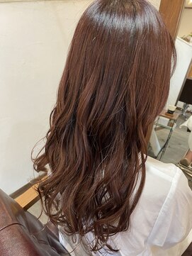 トランス(hair esthetics salon trans) オトナ女子のピンクブラウン