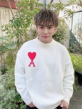 ノン 恵比寿(NoN) スパイラルパーマ／メッシュハイライト