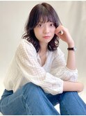 ミディアムレイヤー/髪質改善[ニュアンスカラー]◎30代40代50代