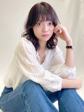 ユニックス ららぽーと湘南平塚店(UNIX) ミディアムレイヤー/髪質改善[ニュアンスカラー]◎30代40代50代