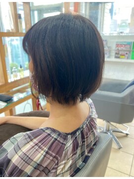 スタジオ アルファプラス 日暮里店(studio α+) 30代40代50代◎大人ミディアムレイヤーボブ　日暮里