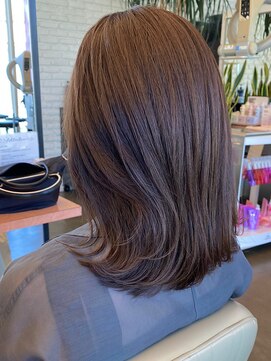 ディフィーノ 青山(DIFINO) 【DIFINO青山】柔らかブラウン&くびれミディアム