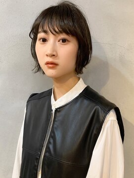 ネリ(nely) 【nely】大人可愛い20代30代40代外ハネカールショート