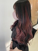 ルフュージュ(hair atelier le refuge)&nbsp;インナーカラーピンク / miyu