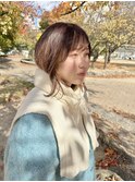 【li'a】イヤリングカラーベージュ