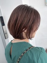 ハーツ(Heart's)&nbsp;ラベンダーブラウン×ショートボブ