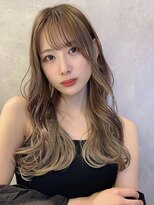 トルネード(TORNADO)&nbsp;ワンホン ミルクティーベージュインナーカラー 韓国ヘア A0125