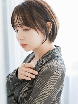 バルミー バイ エスドットブルーム 難波店(BALMY by S.BROOM) 【BALMY 難波】丸みショートボブ