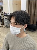 波巻きツイスパ/波巻きパーマ/マッシュ/刈り上げ/無造作/パーマ