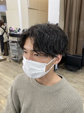 クレス 武蔵浦和店 波巻きツイスパ/波巻きパーマ/マッシュ/刈り上げ/無造作/パーマ