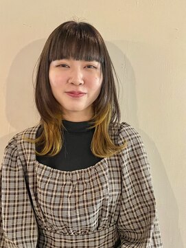 美容室 はなこ インナーカラー