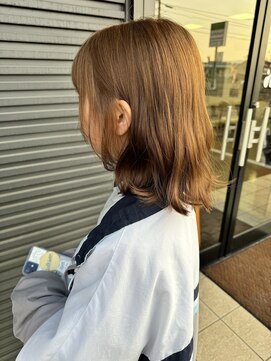 ナチュラル(Natural) 【ブリーチなしWカラー】ツヤベージュ