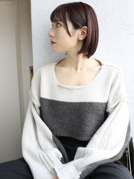 バース(BIRTH) 天神【BIRTH】似合わせカットミニボブレッドブラウン艶髪 4