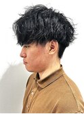 メンズマッシュパーマニュアンスパーマスパイラルパーマ刈り上げ