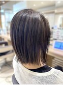髪質改善/トリートメント/ボブ/ハンサムショート/ダブルカラー