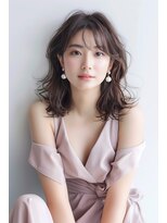 アースモード 亀戸店(EARTH Mode)&nbsp;韓国風エギョモリ★くびれ外ハネミディ大人可愛い小顔20代30代