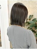 切りっぱなしボブ/グレージュ/20代30代yr-10