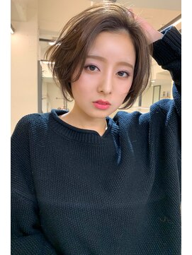 マルフェ 天王寺(marfe) 【marfe】ショート＿ショートボブ＿センターパート