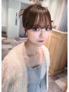 ロンド ロビン 栄(Lond robin) 【Lond robin】木屋元一　前髪/顔まわり/2way/韓国/レイヤー