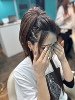 リエラ 新宿(RIERA)&nbsp;ストレート筋盛りハーフアップ