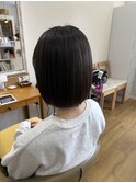 切りっぱなしボブ＊mina［津田沼/髪質改善］