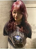 mowen 南堀江 ワインレッド カシスカラー