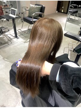 ゲームバイアランスミシー 心斎橋(GAME by Alan Smithee) ブリーチ無しダブルカラーベージュ