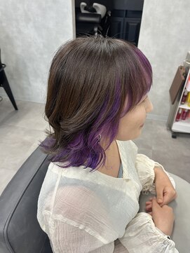 クラン 岡本(Chlan) インナーで楽しむ推しカラー　パッションパープル