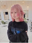 ピンクエンドカラー