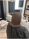 ハイライトブリーチダブルカラーレイヤーカットくびれレイヤー