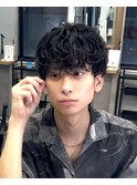 無造作マッシュ×シャドウパーマ/池袋/池袋駅