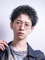 オーシャントーキョー 渋谷神南(OCEAN TOKYO)&nbsp;メンズカット無造作黒髪スパイキーショート刈り上げビジネス流行