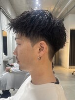 ブルニール 心斎橋(BLEUNIR)&nbsp;ツイストスパイラル　短髪　メンズ　スパイキーショート