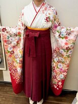 ヘアセットアップス(UP's)&nbsp;卒業式は華やか袴で♪『袴着付け＋ヘアセット』早朝６時から受付