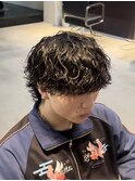 波巻きウルフ70%/メンズパーマ/波巻きパーマ/シャドウパーマ