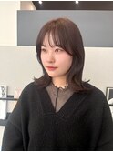 赤みのないベージュカラー*レイヤーでくびれ巻き